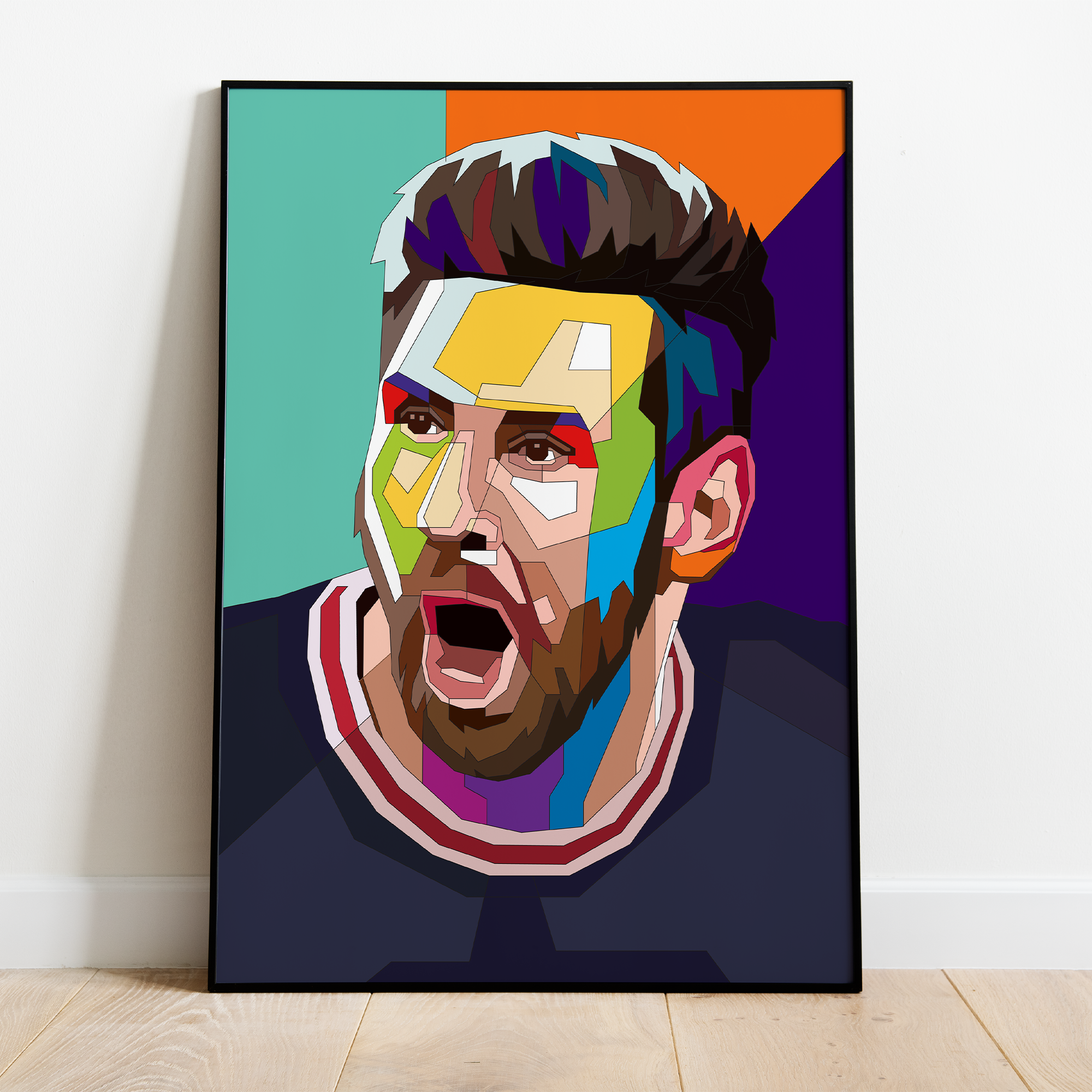 Pop Art Plakat - Messi - Just Karikatur