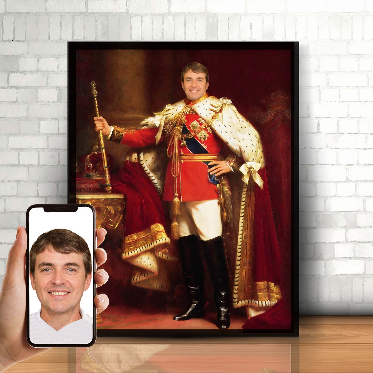 Lord - Royal portræt efter dine fotos - Just Karikatur