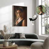 Maleri - efter dine fotos - Just Karikatur