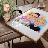 Vandmaleri - maleri efter dine fotos - Just Karikatur