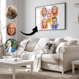 Vandmaleri - maleri efter dine fotos - Just Karikatur