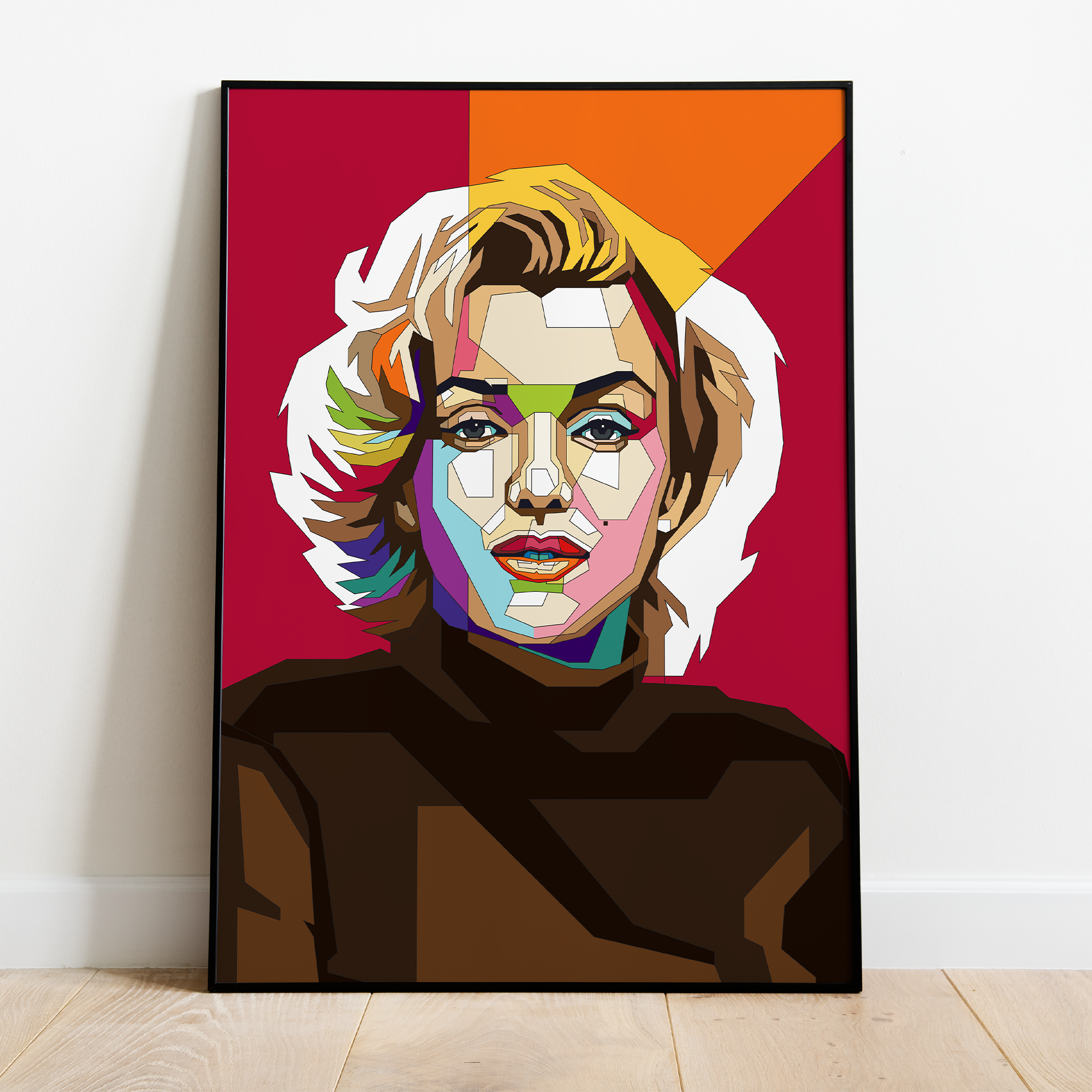 Pop Art Plakat - Marilyn Monroe - Just Karikatur
