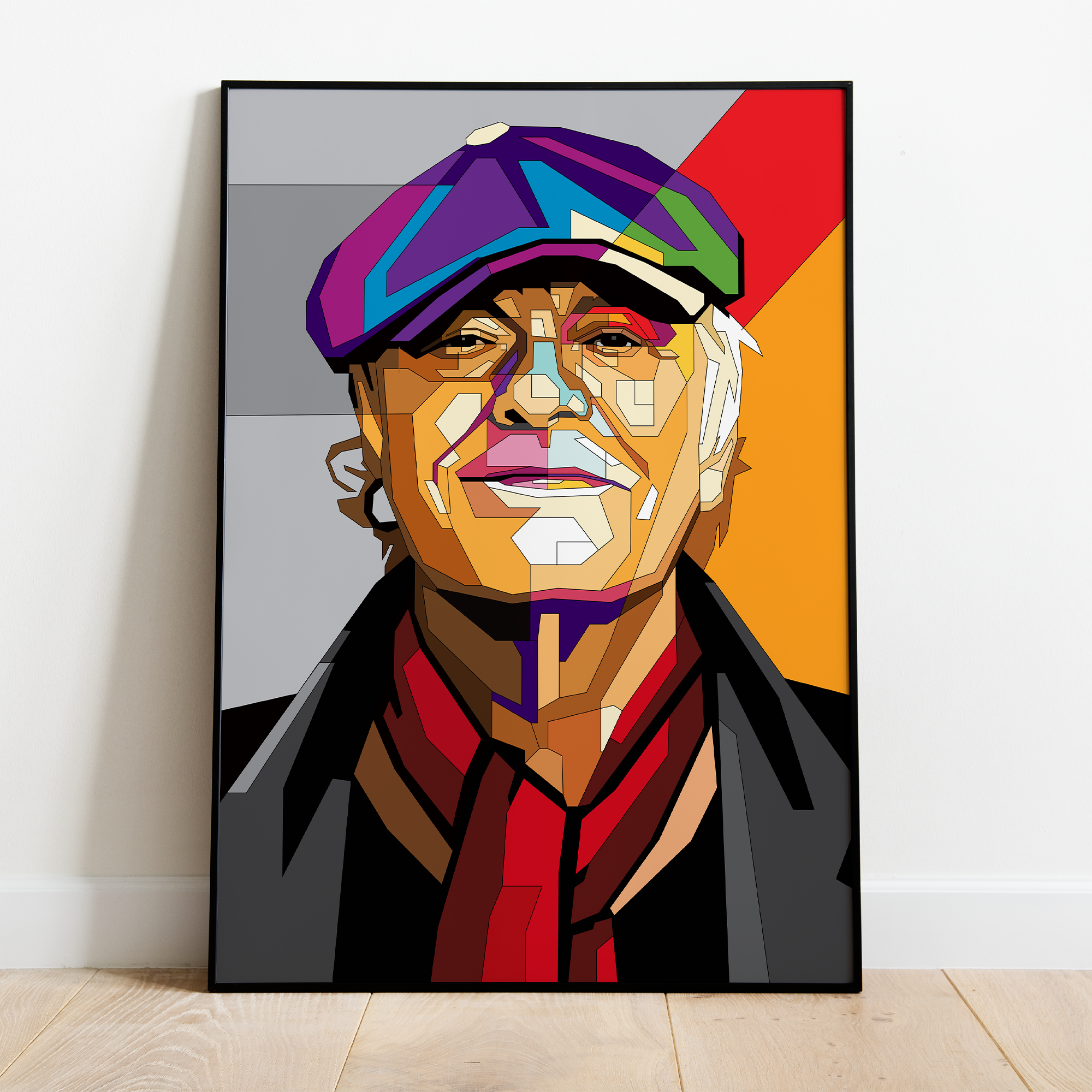 Pop Art Plakat - Kim Larsen - Just Karikatur