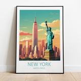 New York - plakat 1 - Just Karikatur