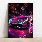 Futuristisk Lamborghini - plakat 10 - Just Karikatur
