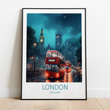 London i England - plakat 1 - Just Karikatur