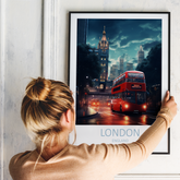 London i England - plakat 2 - Just Karikatur