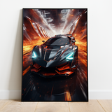 Futuristisk Lamborghini - plakat 11 - Just Karikatur