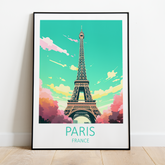 Eiffel Tower i Paris - plakat 2 - Just Karikatur