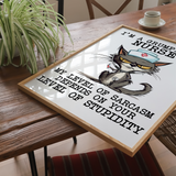 Sjov citat - plakat 4 - Just Karikatur