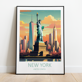 New York - plakat 3 - Just Karikatur