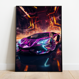 Futuristisk Lamborghini - plakat 6 - Just Karikatur
