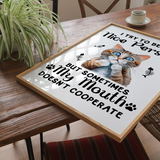 Sjov citat - plakat 2 - Just Karikatur