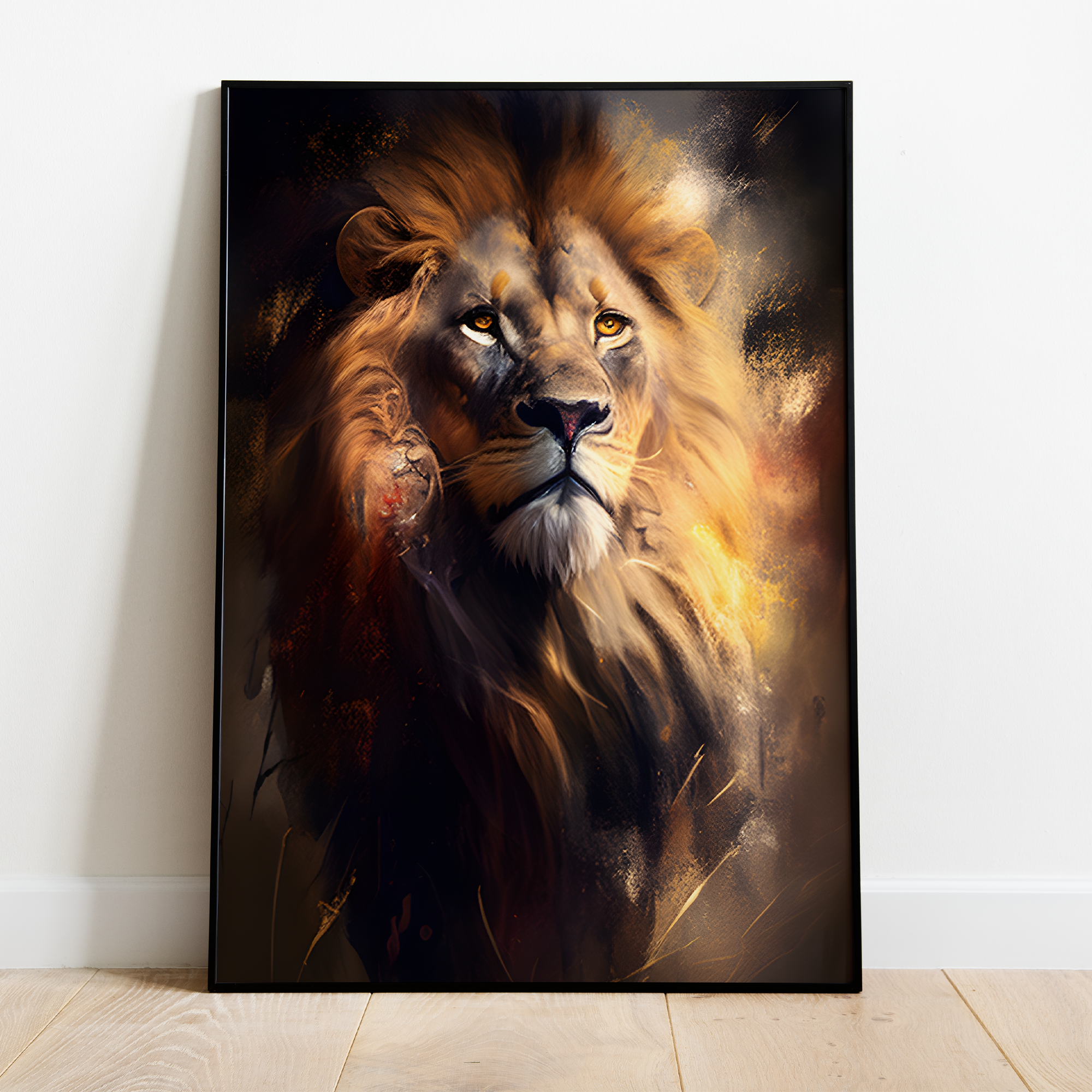 Løve - plakat 1 - Just Karikatur