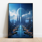 Futuristic By - plakat 3 - Just Karikatur