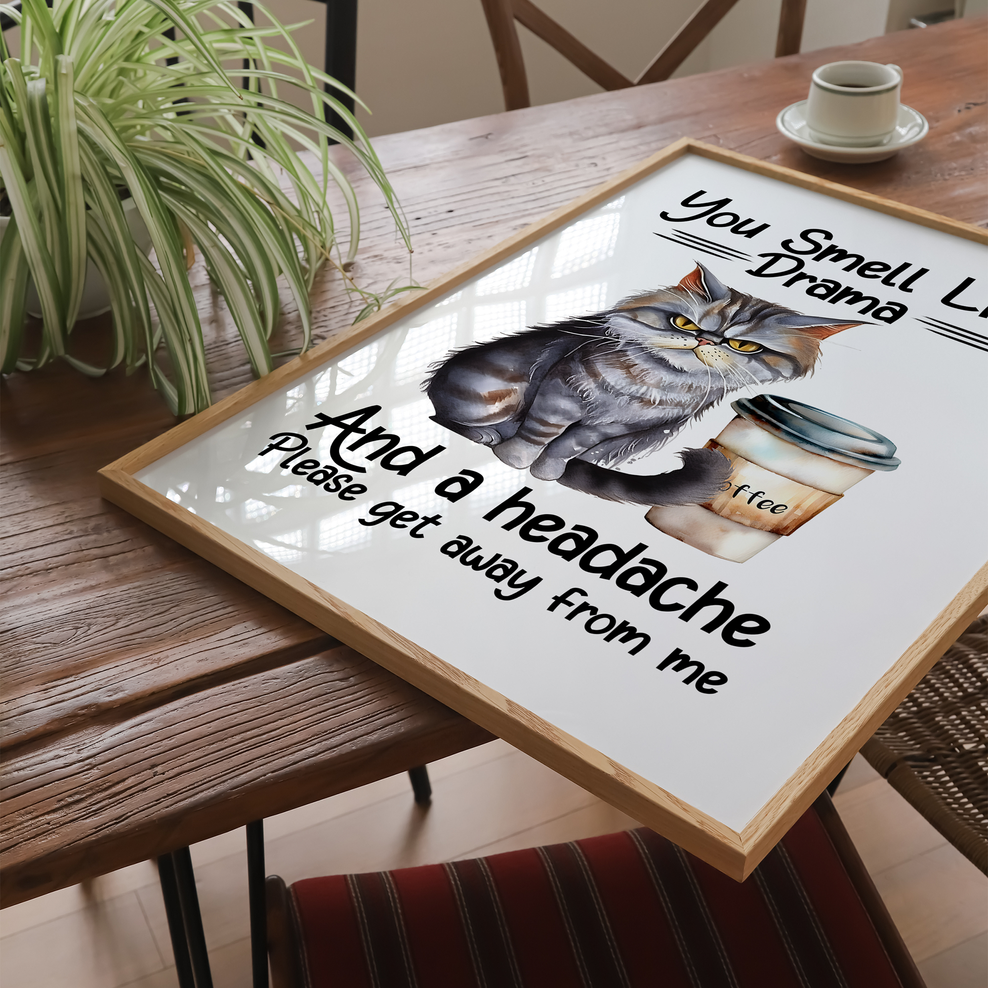 Sjov citat - plakat 6 - Just Karikatur