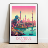 Istanbul i Tyrkiet - plakat - Just Karikatur