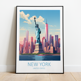 New York - plakat 2 - Just Karikatur