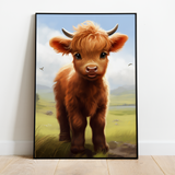 Highland Cattle - plakat 2 - Just Karikatur