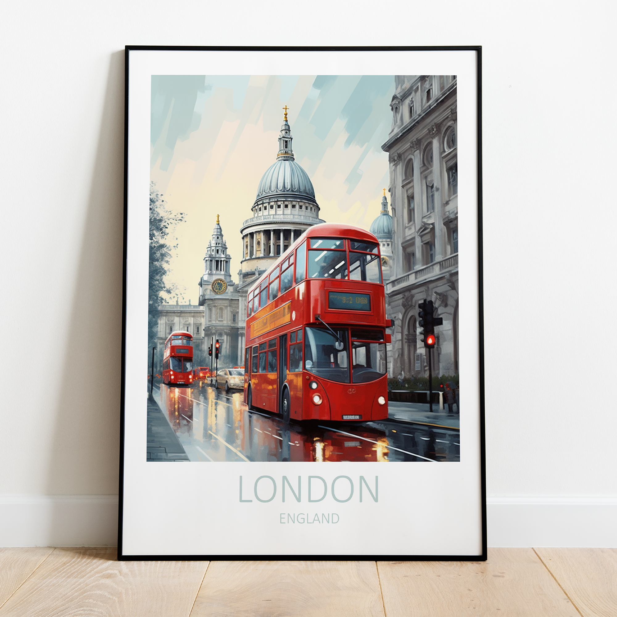 London i England - plakat 4 - Just Karikatur