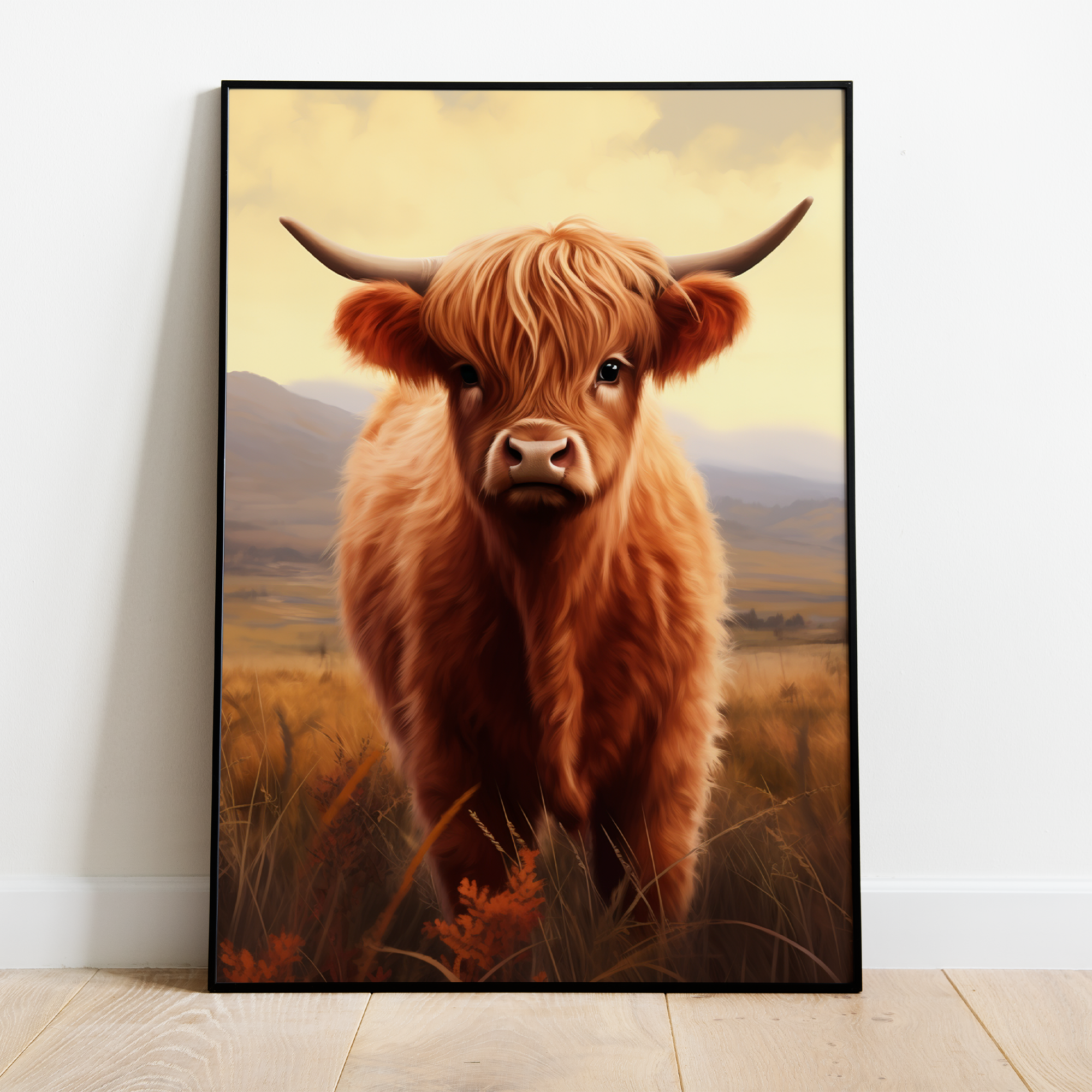 Highland Cattle - plakat 1 - Just Karikatur
