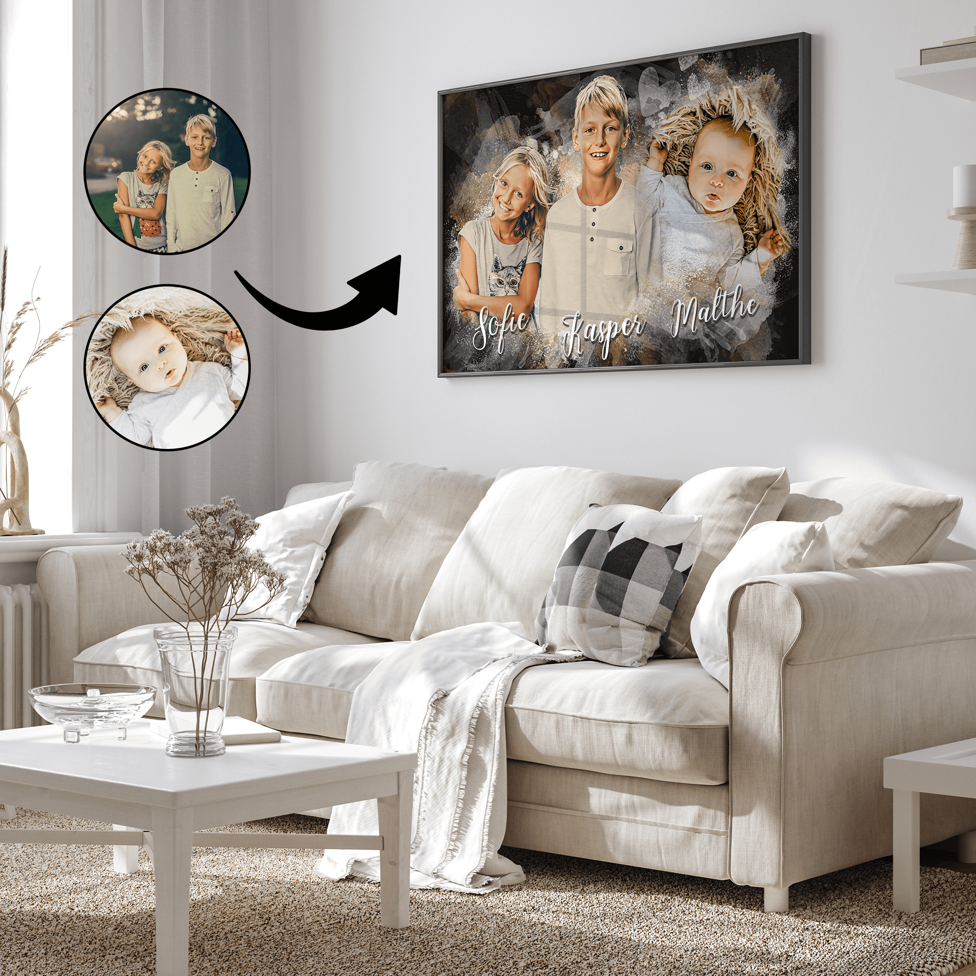 Personligt Design - Unik plakat efter dine fotos - Just Karikatur