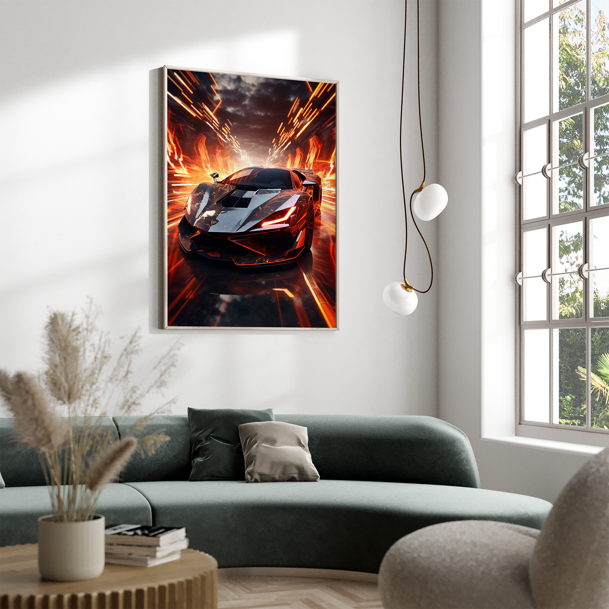 Futuristisk Lamborghini - plakat 14 - Just Karikatur