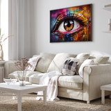 Brun øje - plakat 1 - Just Karikatur