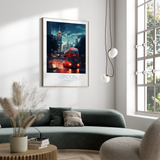 London i England - plakat 2 - Just Karikatur