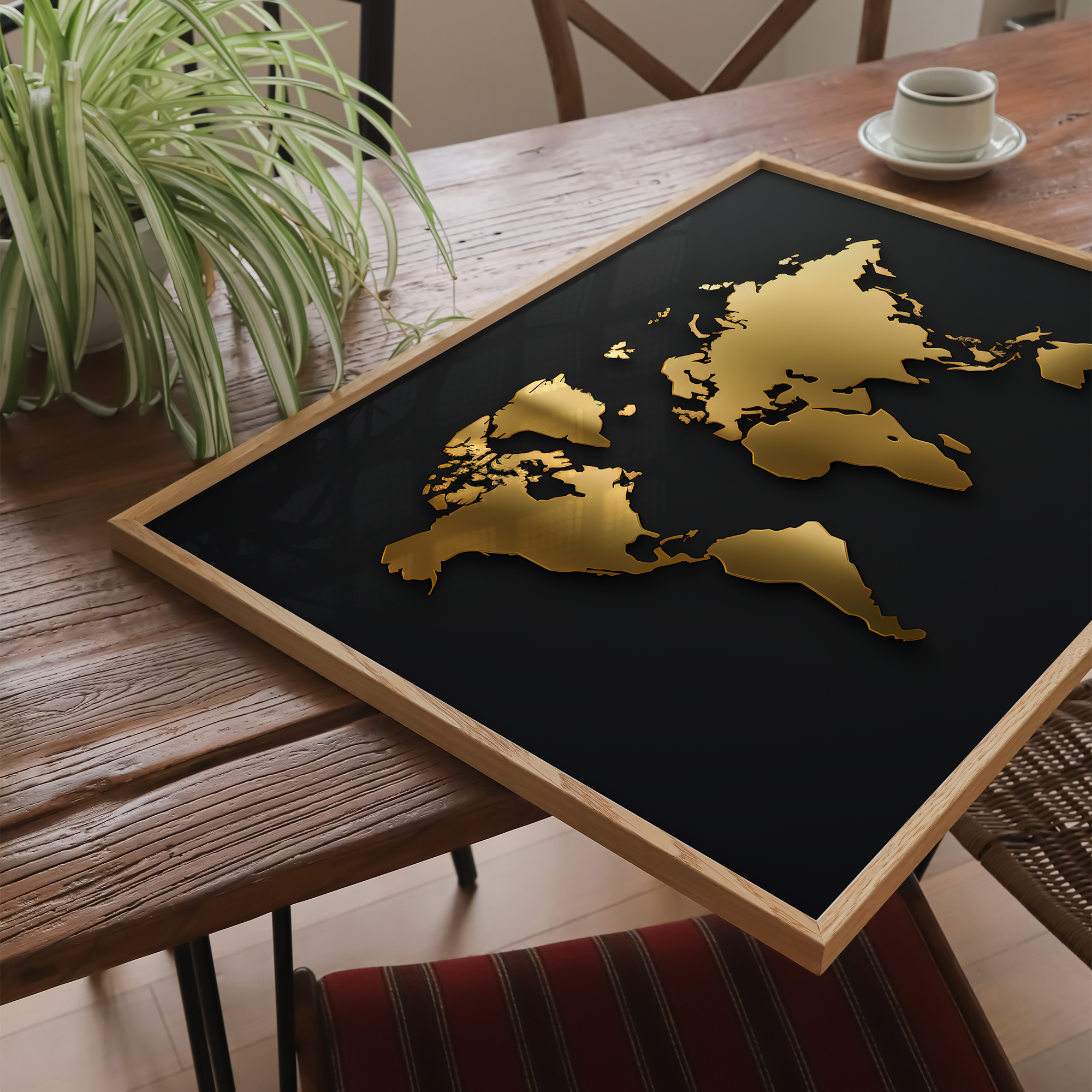 Verdenskort - plakat 4 - Just Karikatur