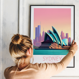 Sydney Opera House - plakat - Just Karikatur