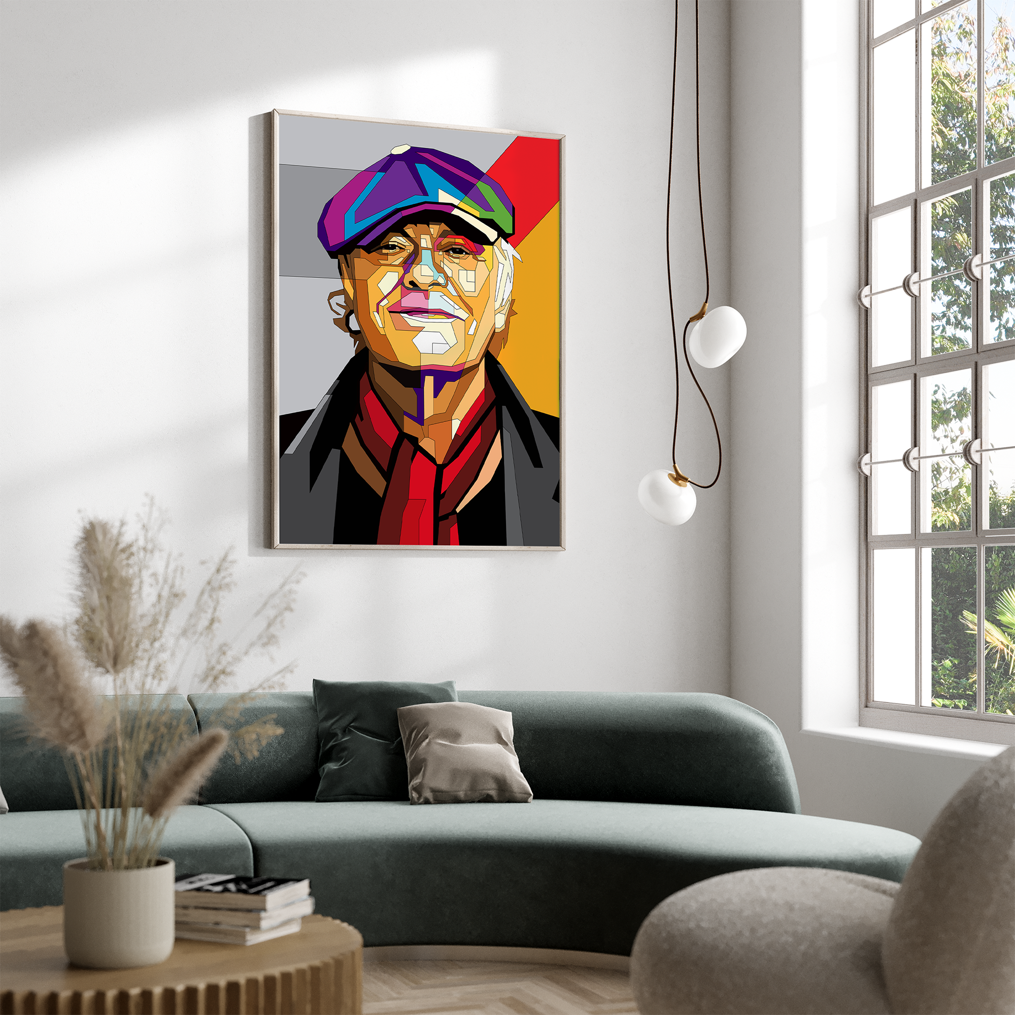 Pop Art Plakat - Kim Larsen - Just Karikatur