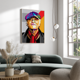 Pop Art Plakat - Kim Larsen - Just Karikatur