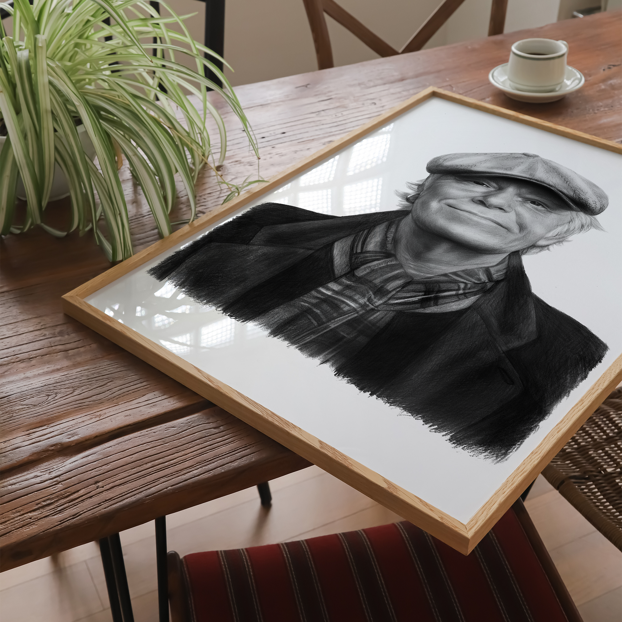 Kim Larsen - Portræt Plakat - Just Karikatur