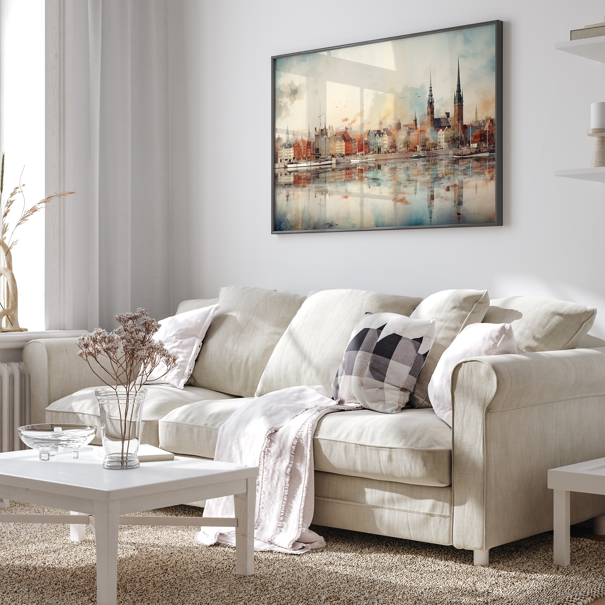 Maleri af København - plakat 1 - Just Karikatur