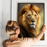 Løve - plakat 3 - Just Karikatur