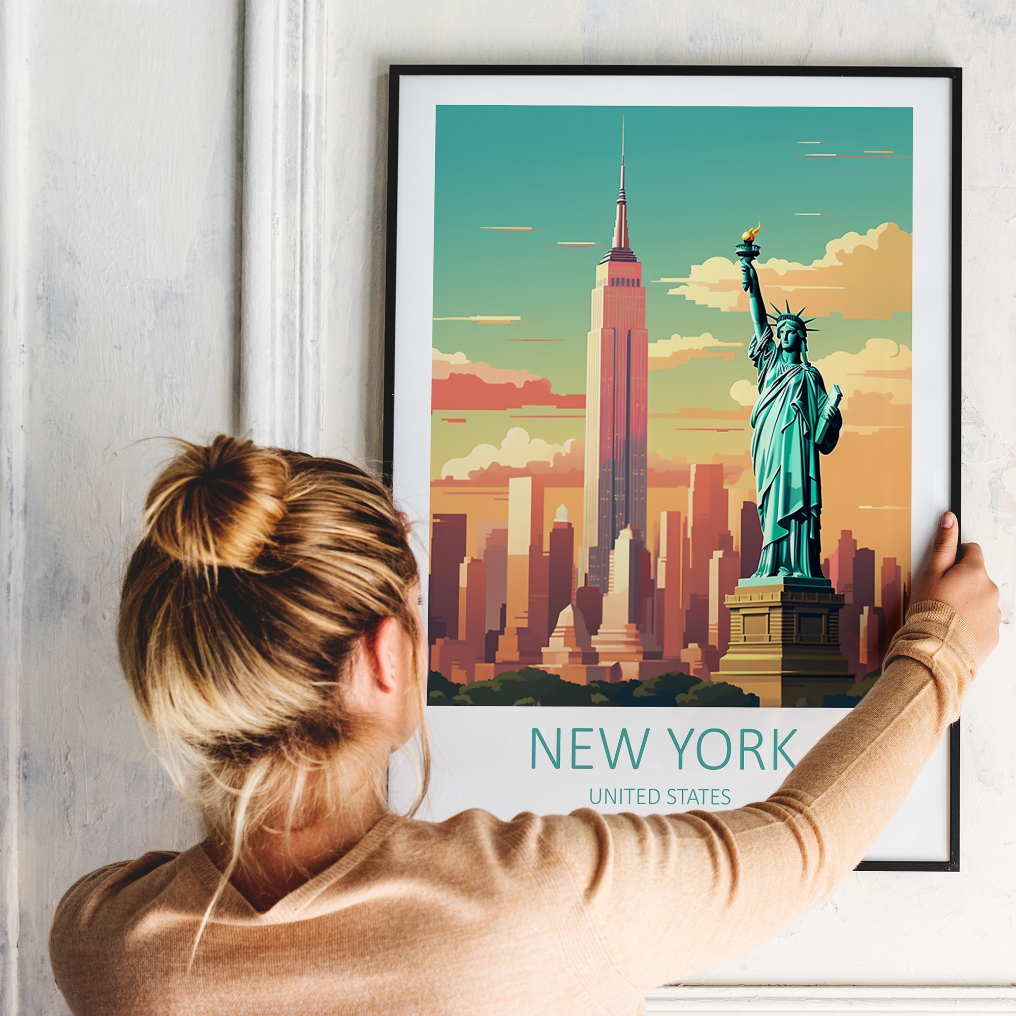 New York - plakat 1 - Just Karikatur
