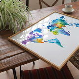 Verdenskort - plakat 2 - Just Karikatur