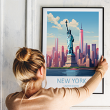 New York - plakat 2 - Just Karikatur