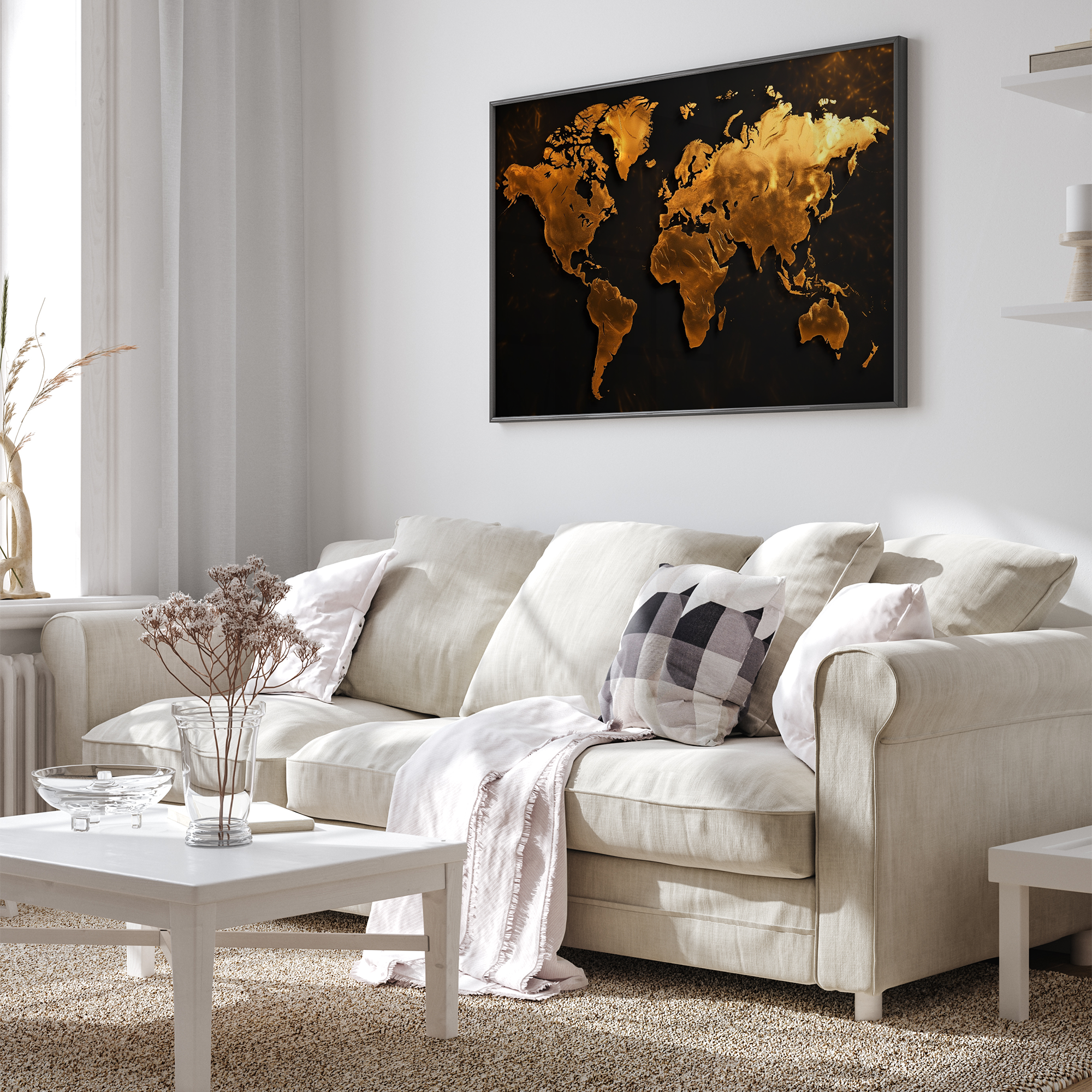 Verdenskort - plakat 3 - Just Karikatur