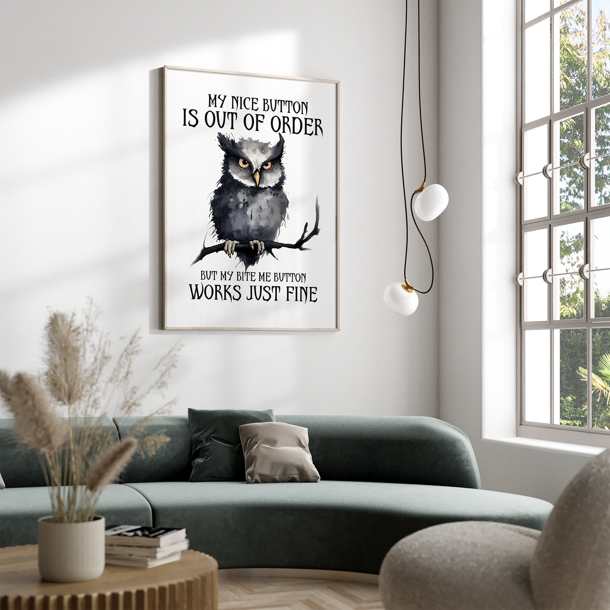 Sjov citat - plakat 8 - Just Karikatur