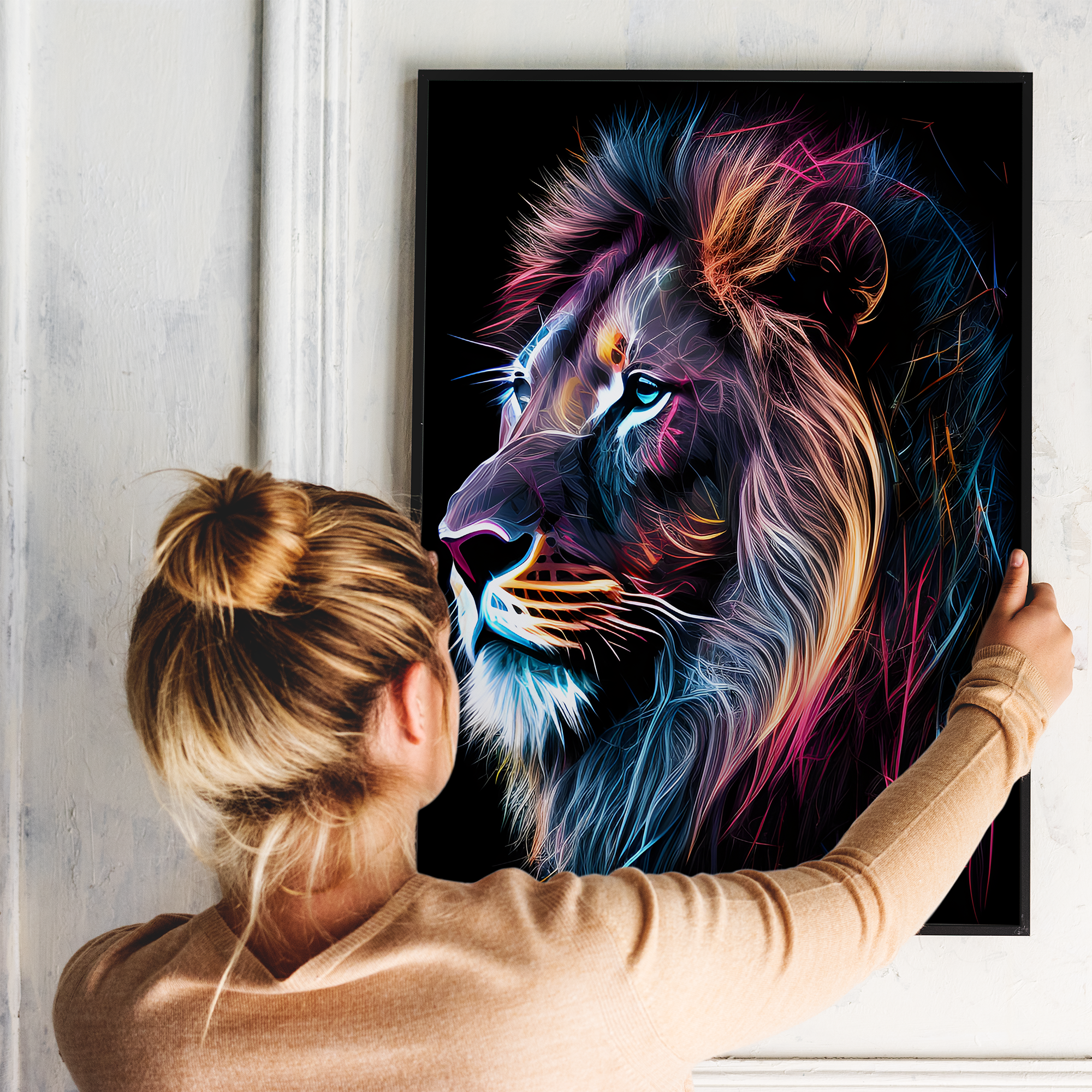 Løve - plakat 4 - Just Karikatur