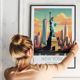 New York - plakat 4 - Just Karikatur