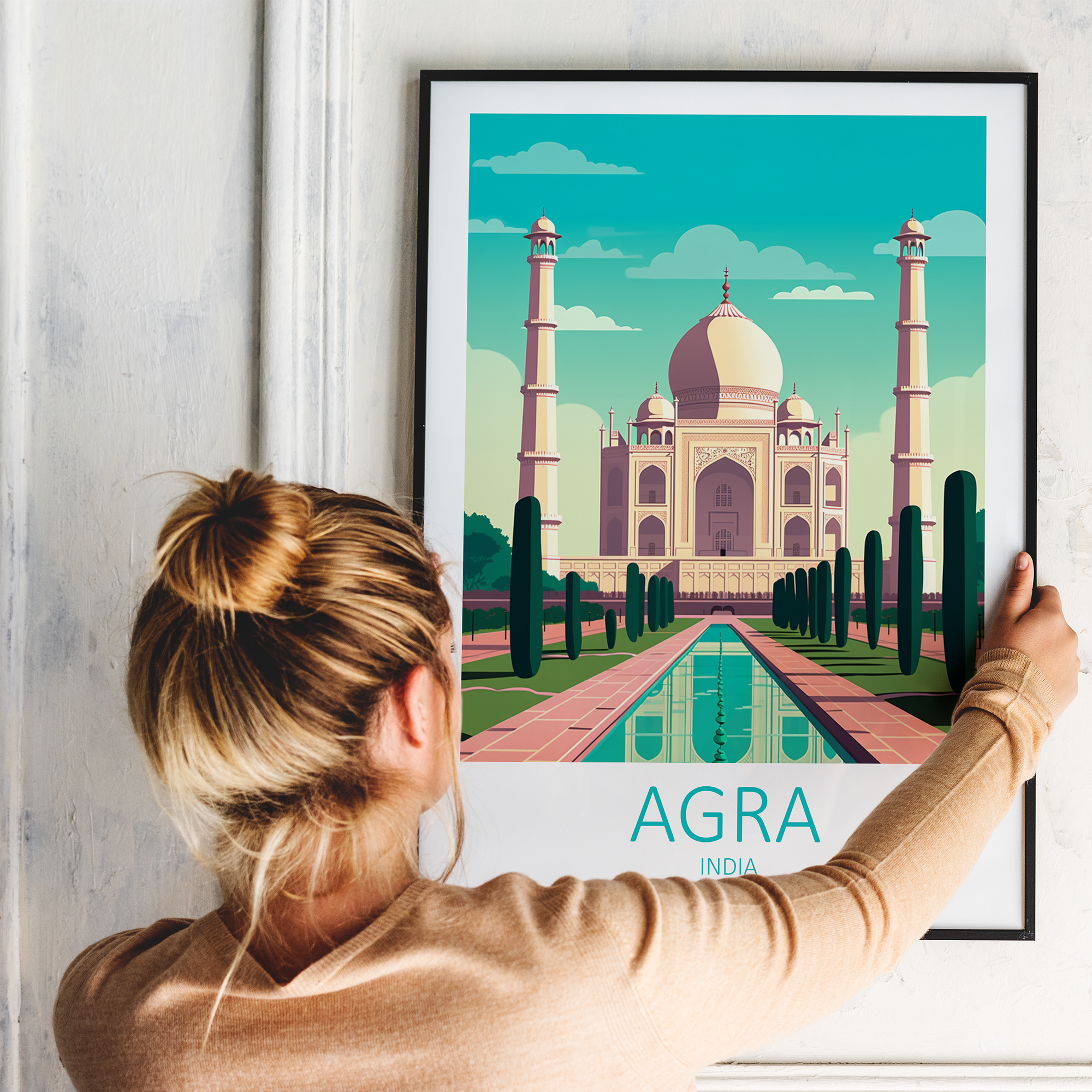 Taj Mahal - plakat - Just Karikatur