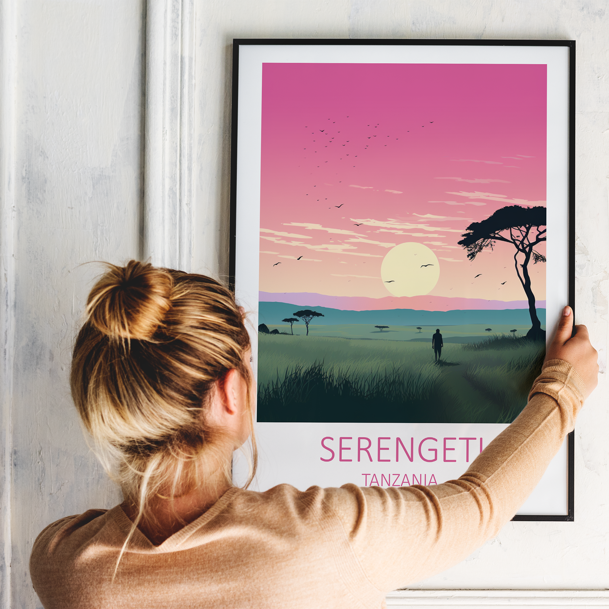 Serengeti Migration - plakat - Just Karikatur