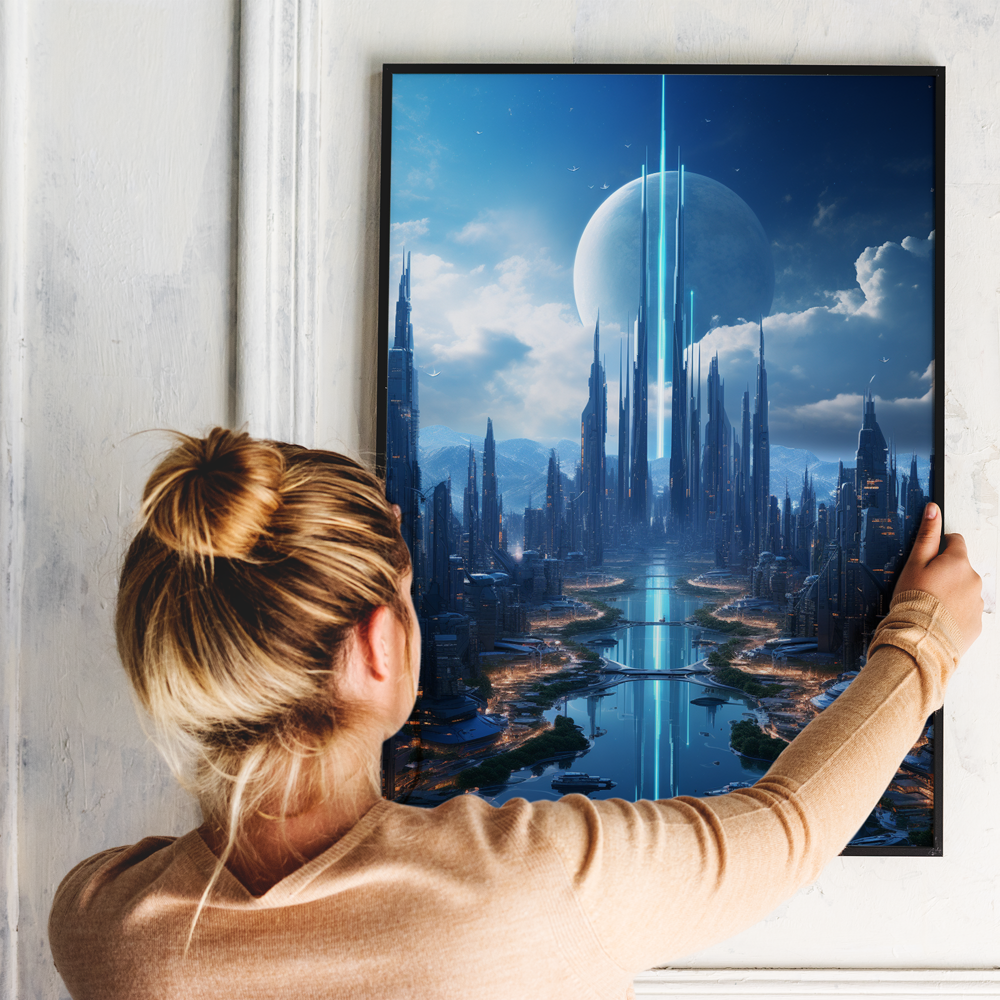 Futuristic By - plakat 3 - Just Karikatur