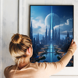 Futuristic By - plakat 3 - Just Karikatur