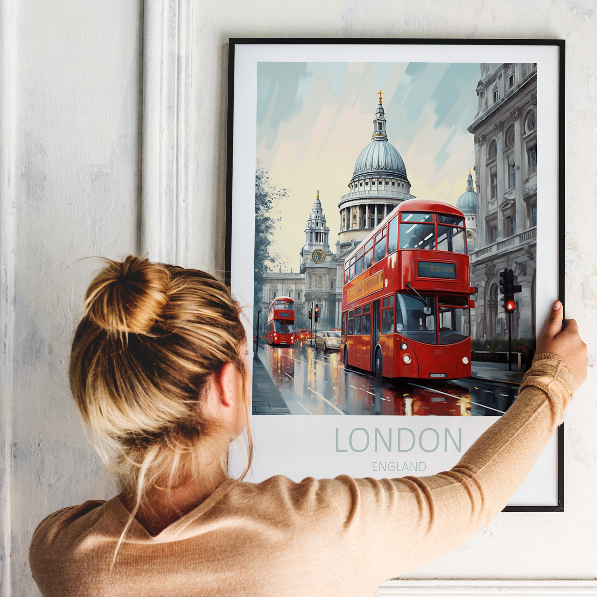 London i England - plakat 4 - Just Karikatur