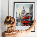 London i England - plakat 4 - Just Karikatur