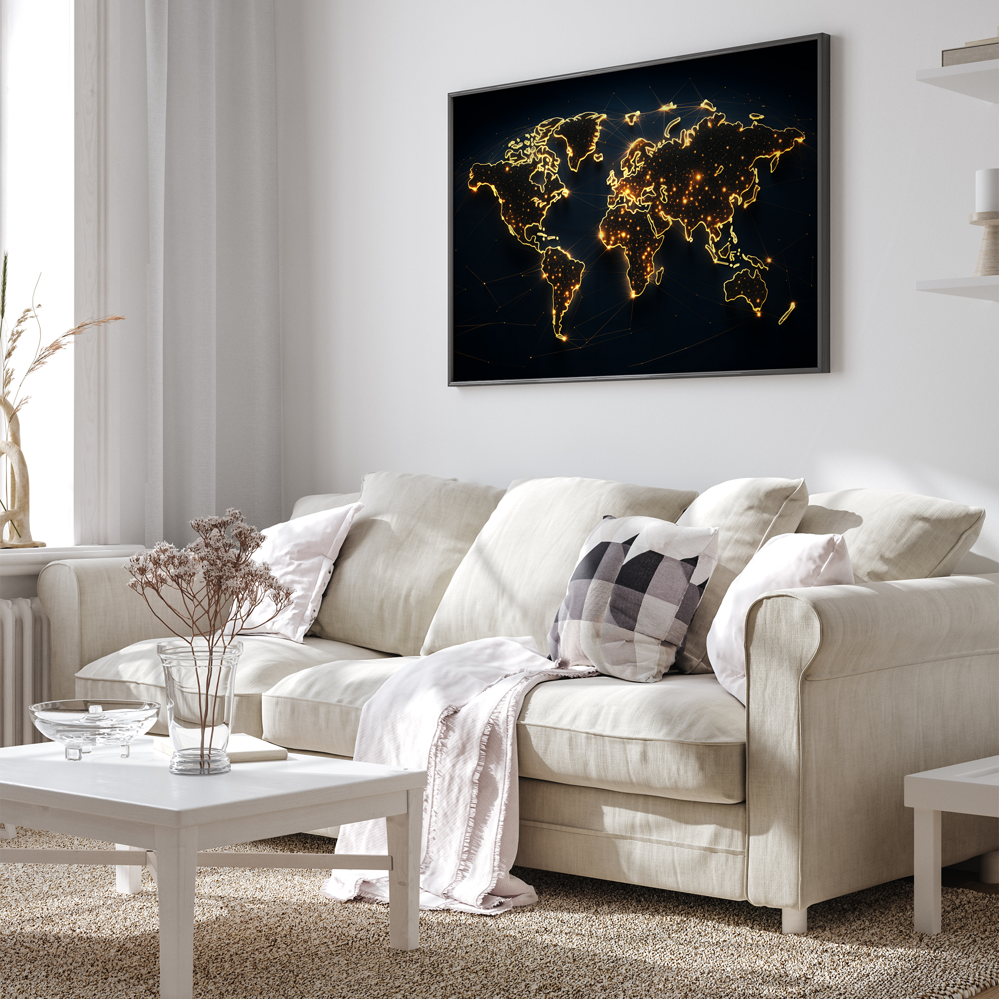 Verdenskort - plakat 1 - Just Karikatur